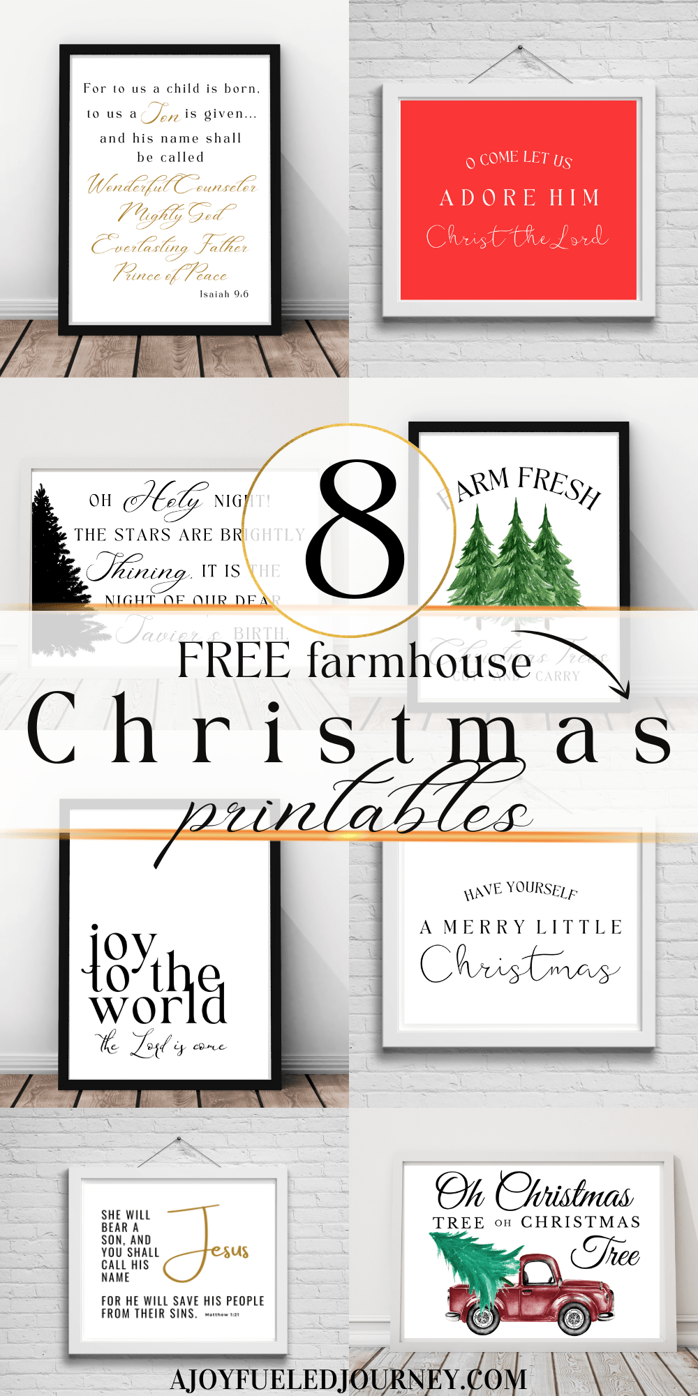 8 free printable christmas signs - a joy fueled journey